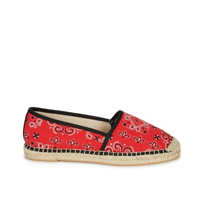 ESPADRILLES ANDRÉ FEMME HADRIANA TEXTILE ROUGE